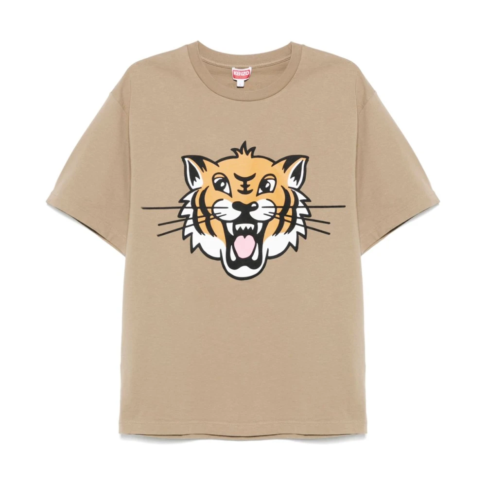 Kenzo Grijze Katoenen T-shirt Stijlvolle Casual Outing Gray Heren