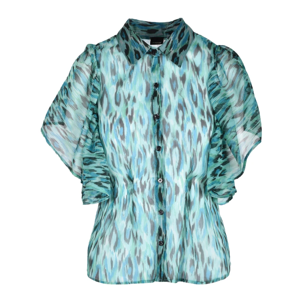 Pinko Polyester Overhemd Green Dames