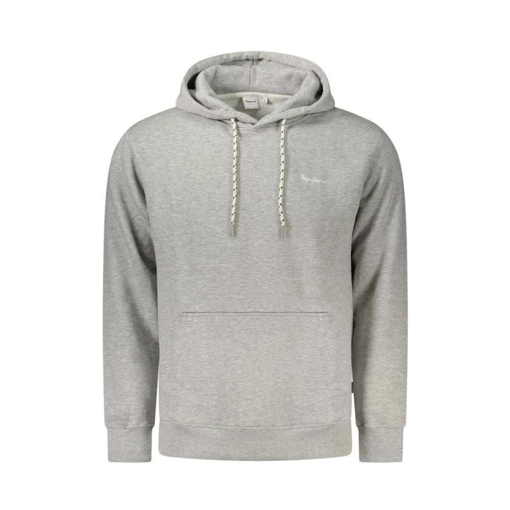 Pepe Jeans Men's Gray Hoodies, Xl, Hooded Sweatshirt Jumper