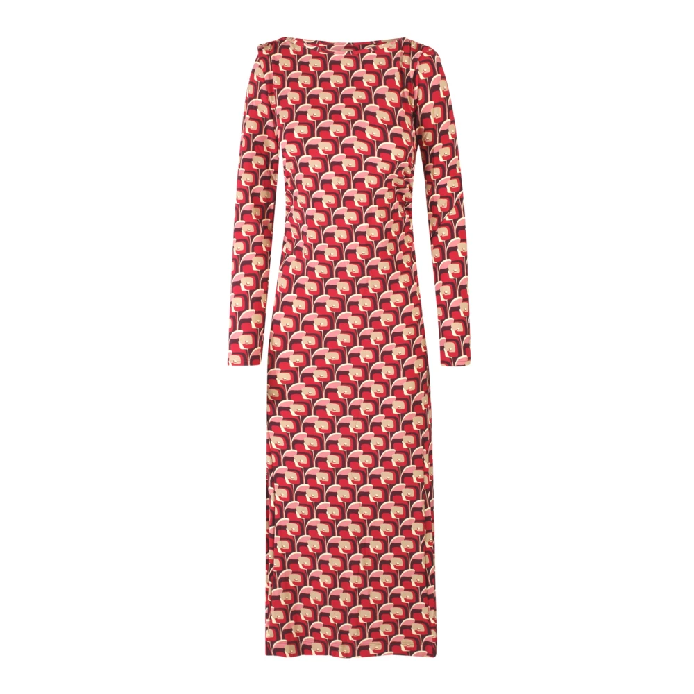 Maliparmi Stijlvol Model Damesjurk Red Dames
