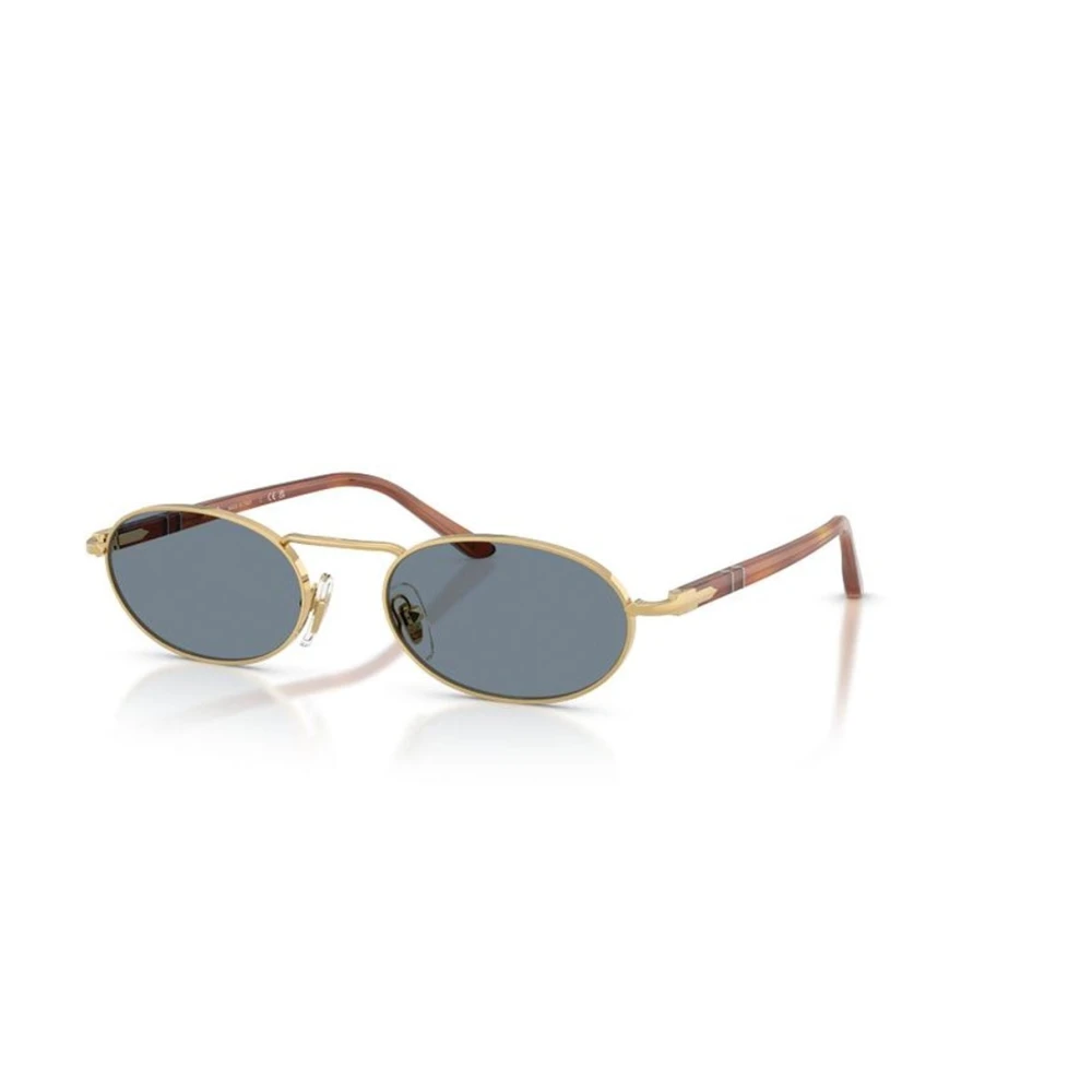 Persol Unisex Gold/Blue Po1023s 113256 Sunglasses Metal Squared Normal - Image 5