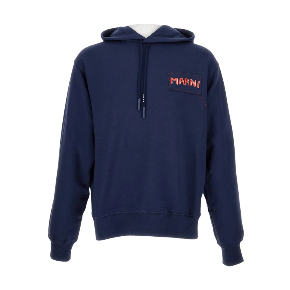 Marni Homme Bleu Sweatshirts Et Sweats À Capuche, Taille: S Sweat-Shirts À Capuche