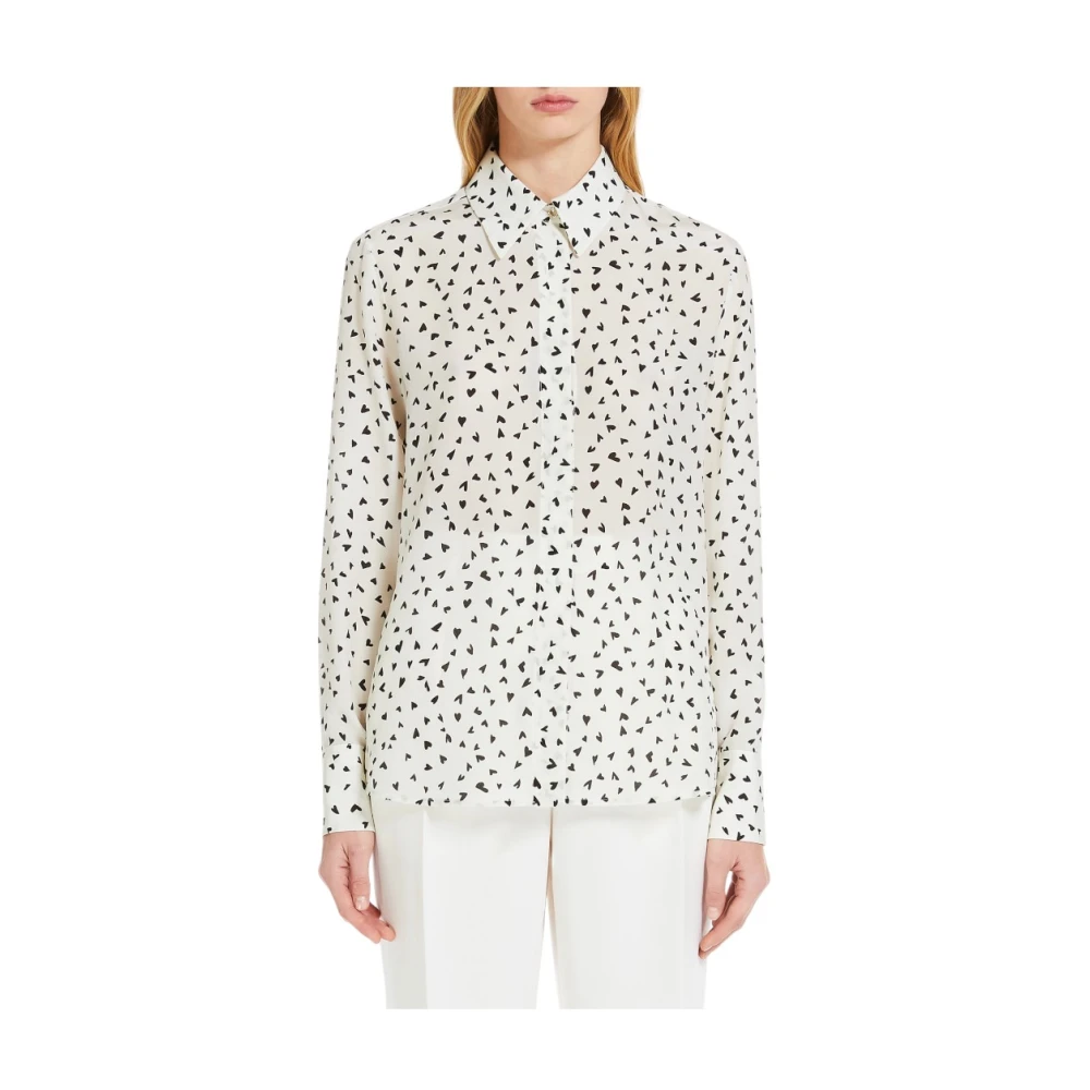 Max Mara Studio Stijlvolle Blouse voor Vrouwen Beige Dames