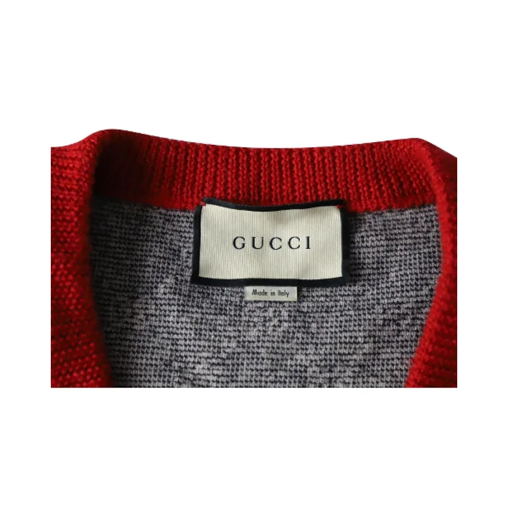 Gucci Vintage Pre-owned Wool dresses Blue Dames