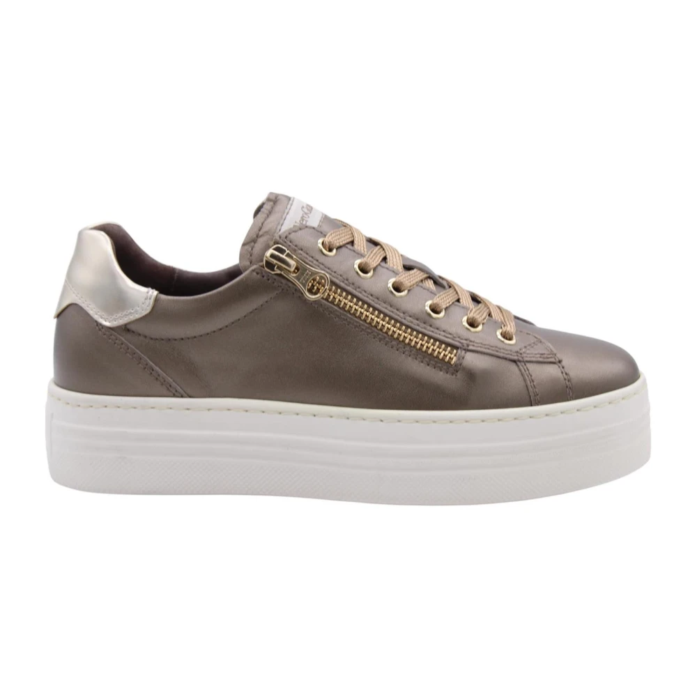 Nerogiardini Popovo Stijlvolle Sneakerschoenen Dames Schoenen Bruin
