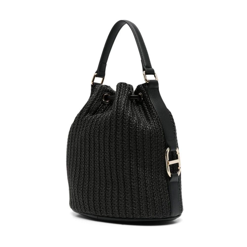 Twinset Zwarte tassen voor stijlvolle uitstraling Black Dames