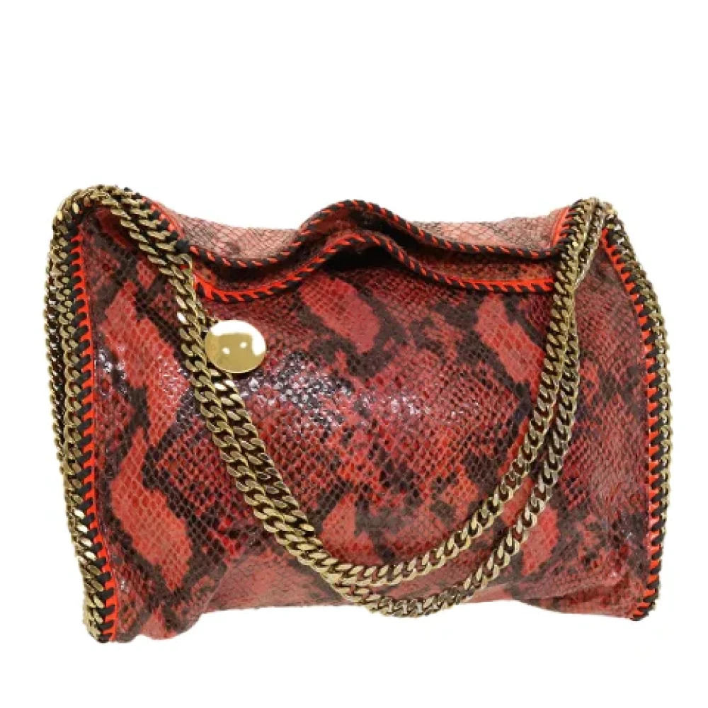 Stella McCartney Pre-owned Leather shoulder-bags Red Dames