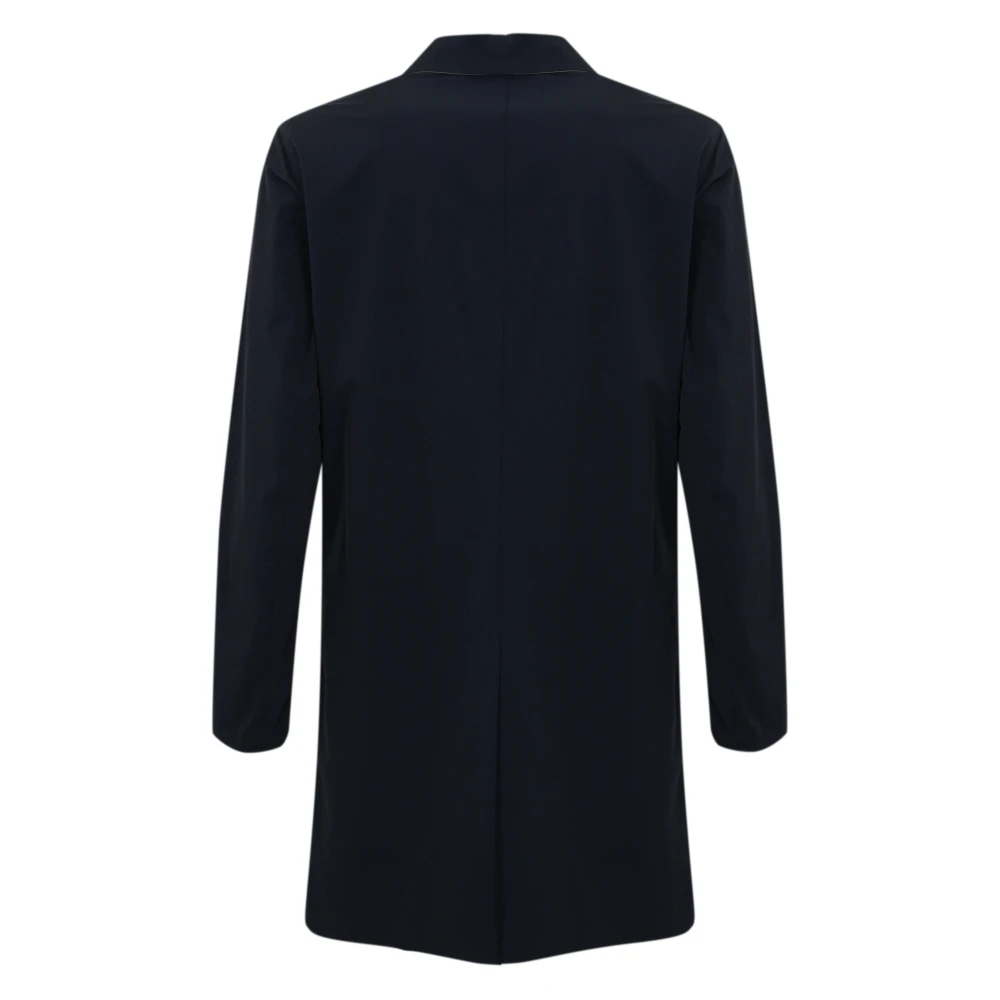 Kired Omkeerbare technische stofjas Blauw Beige Blue Heren