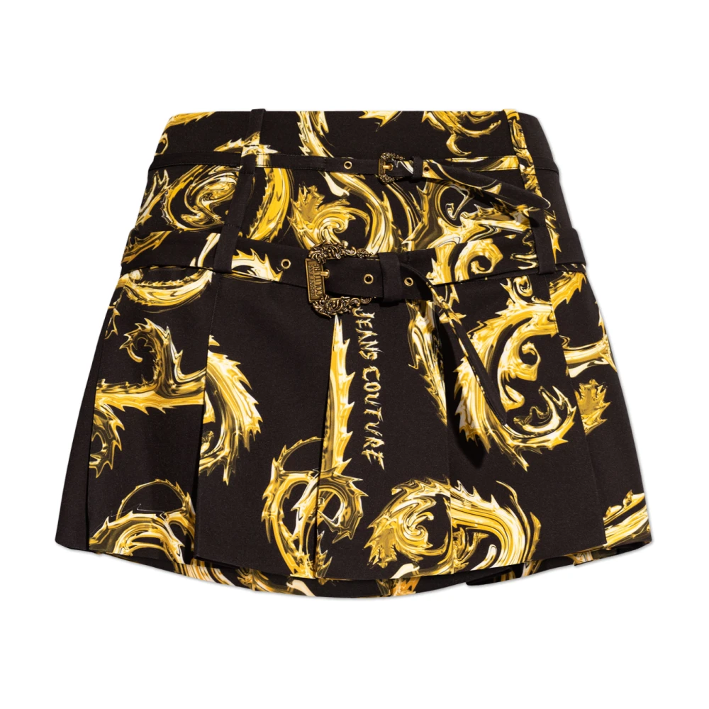 Versace Jeans Couture Geplooide rok Black Dames