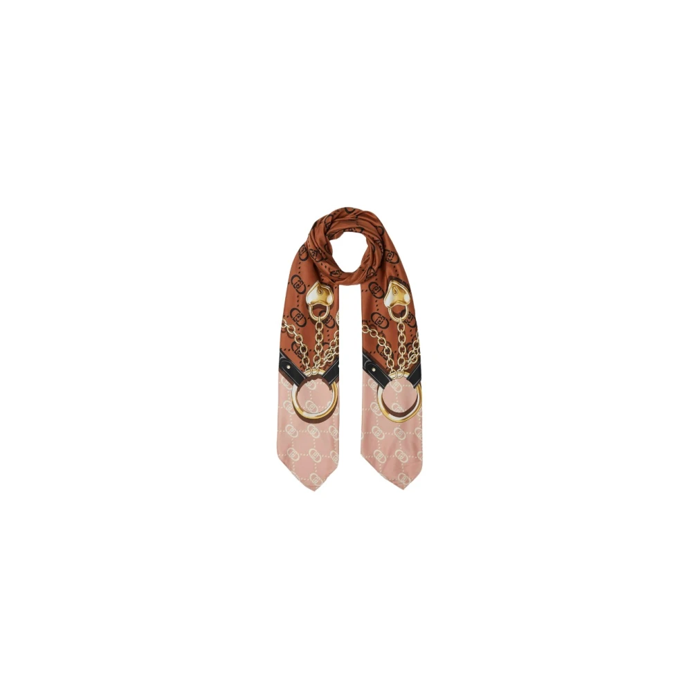 Liu Jo Monogram Zijden Sjaal Multicolor Dames