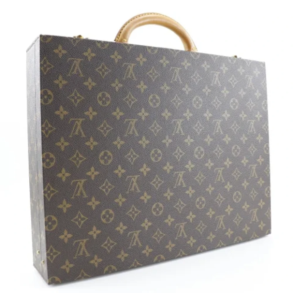 Louis Vuitton Vintage Pre-owned Canvas briefcases Brown Dames