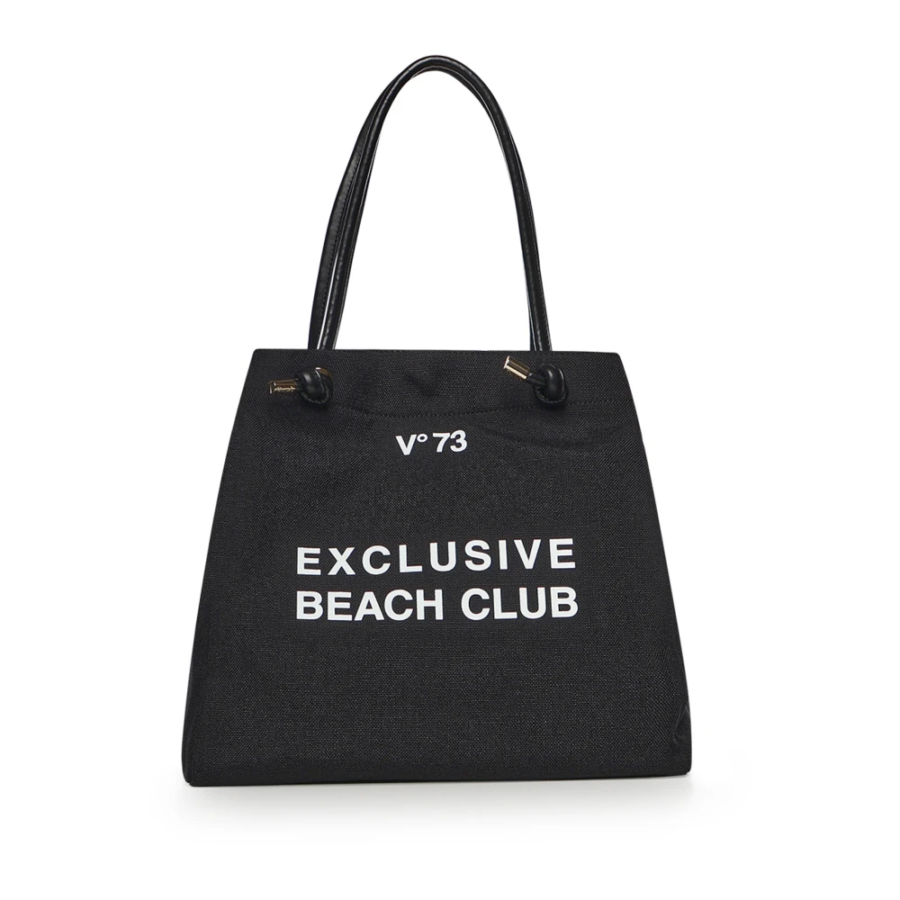 V73 Black Exclusive Shoulder Bag - Female - Shopping Bags - One Size - Bags