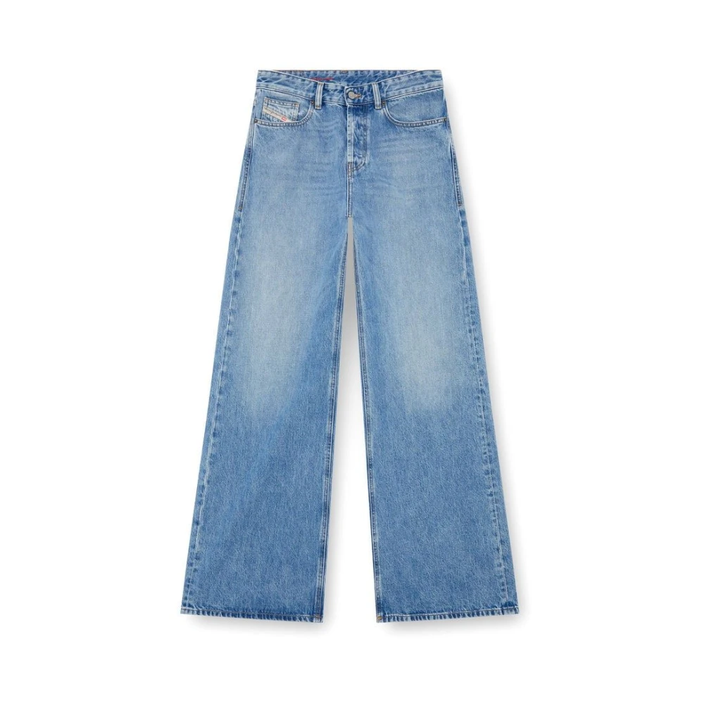 Diesel Kvinno Blå Jeans Dam, W25 L32, Denim, 1996 D-Sire Wide Jeans
