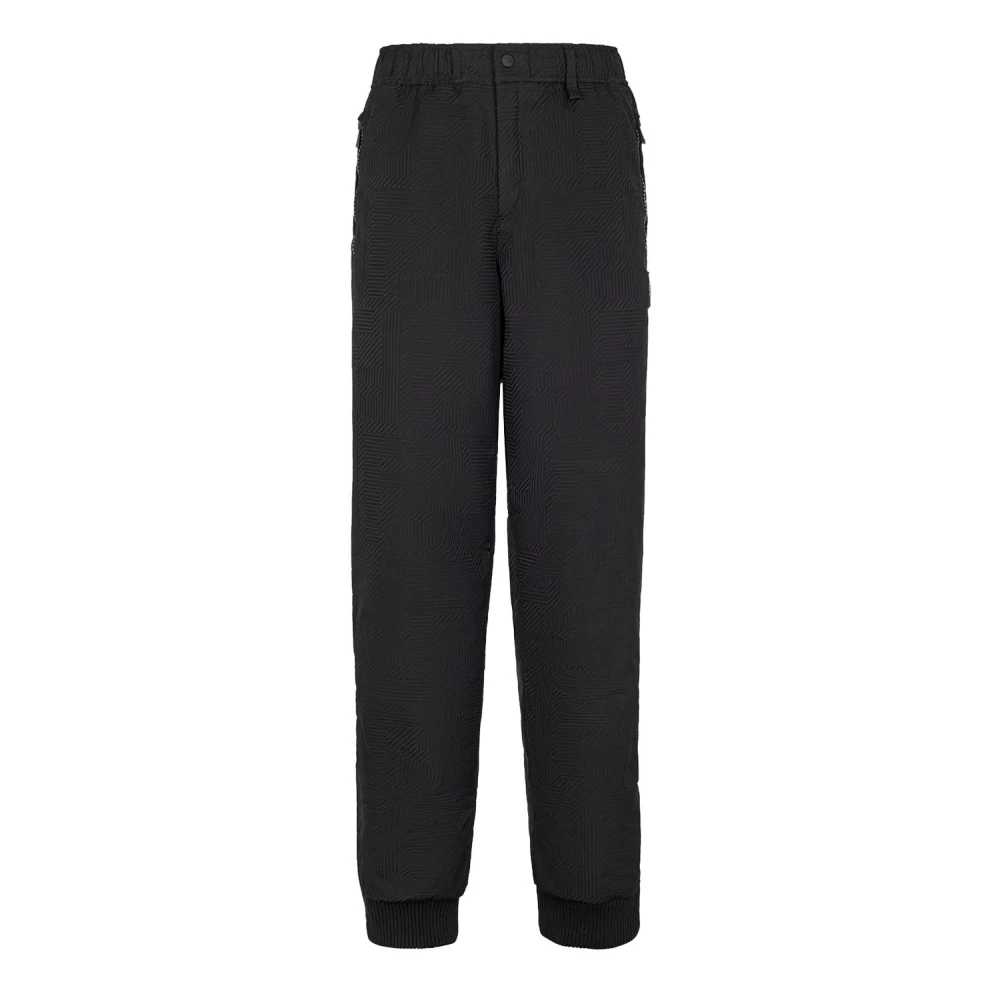 Fendi Technische Ski Broek met Logo Black Heren