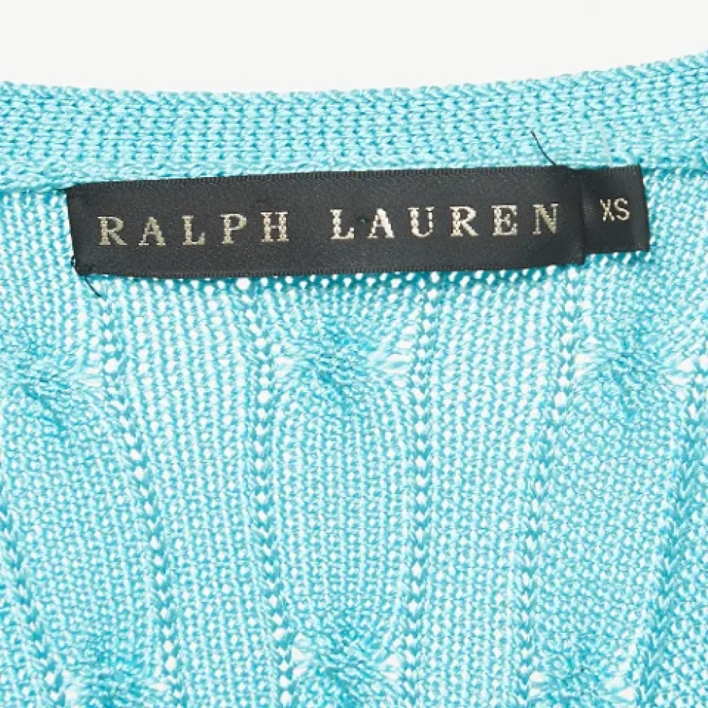 Ralph Lauren Pre-owned Knit tops Blue Dames
