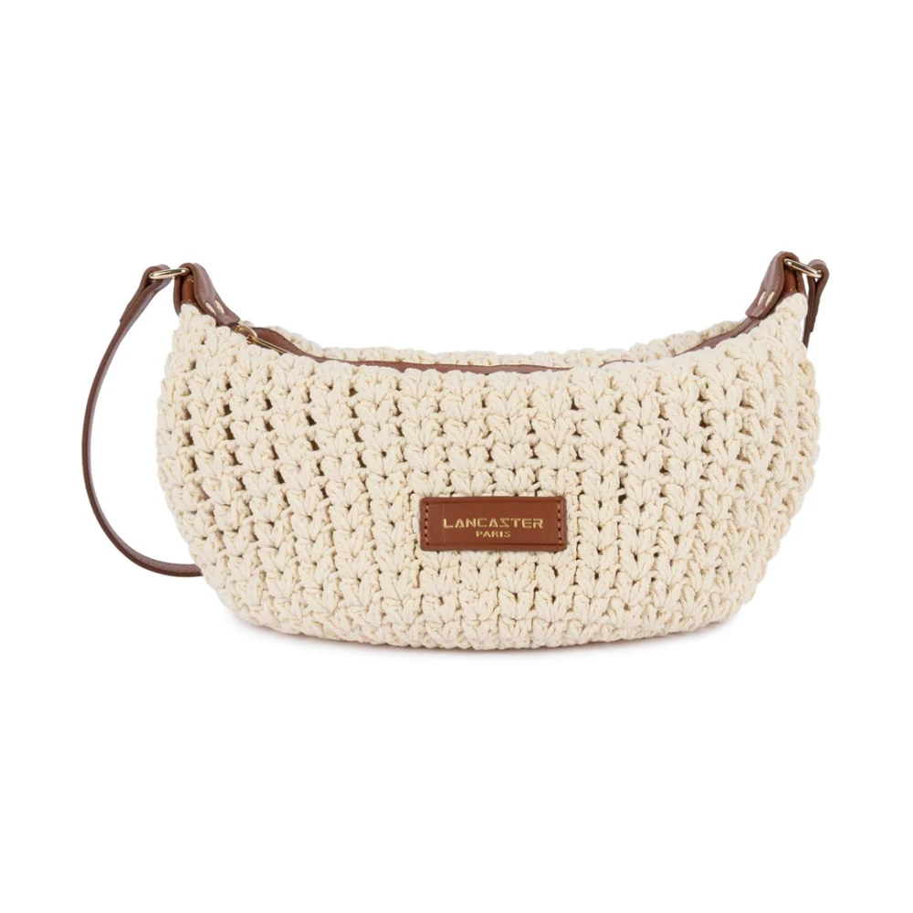 Lancaster Brown Petit Sac Besace Tressé Coton - Female - Shoulder Bags - One Size - Bags