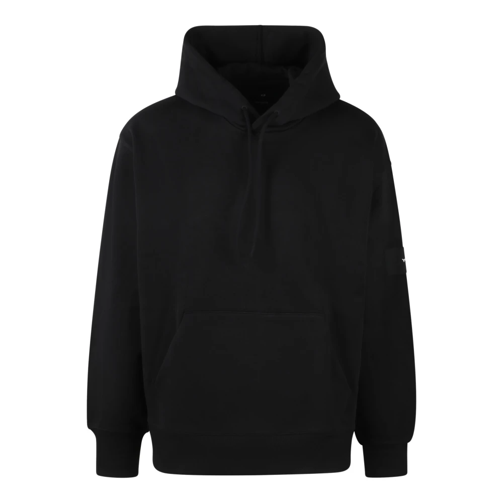 Y-3 Organisch katoenen hoodie Black Heren
