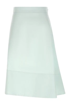 Double Cotton Midi Skirt