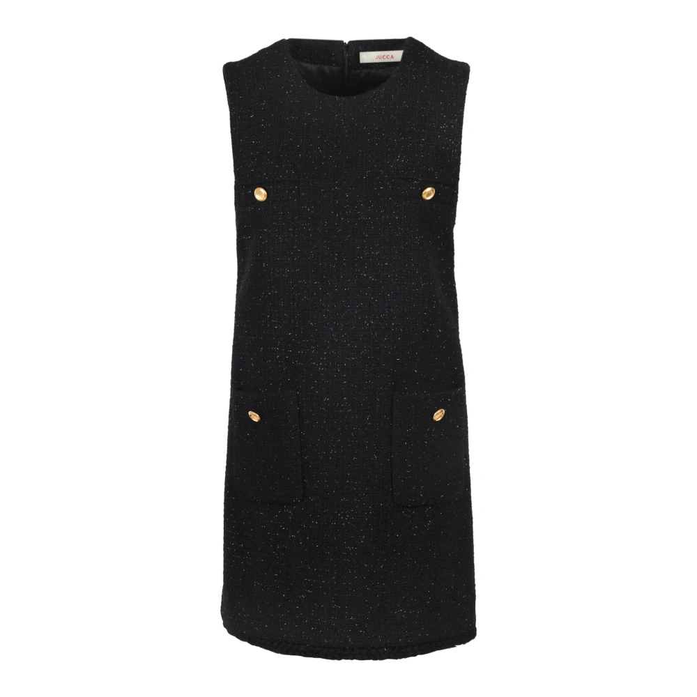 Jucca Elegante Jurk Abito SE Black Dames