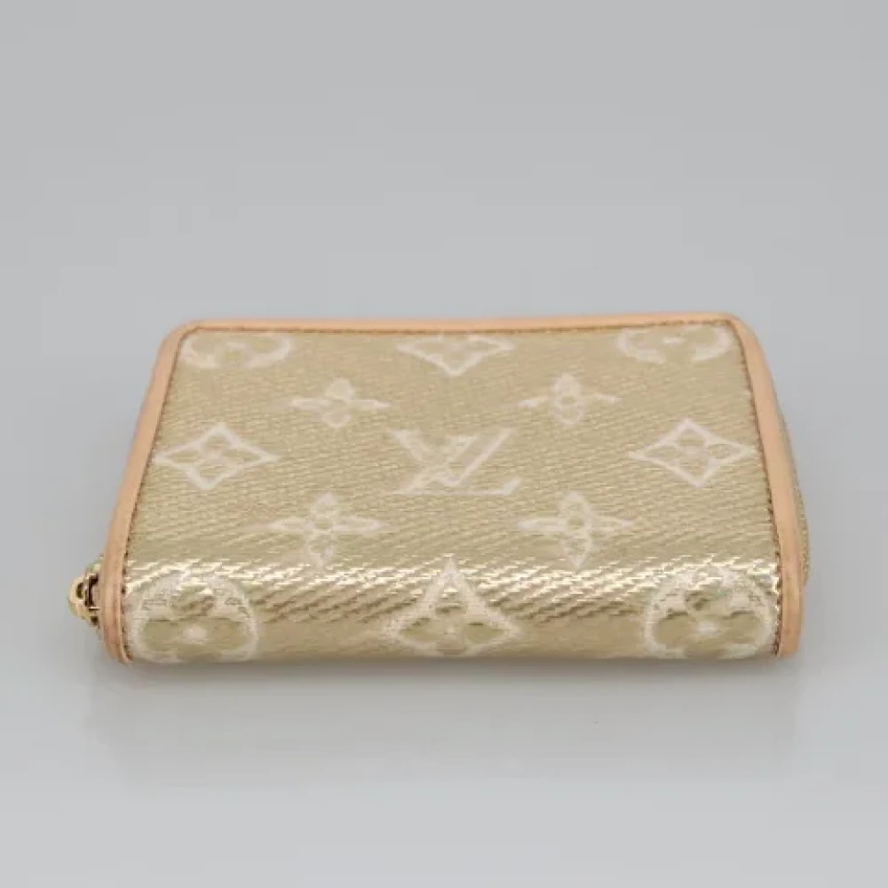 Louis Vuitton Vintage Pre-owned Canvas wallets Beige Dames