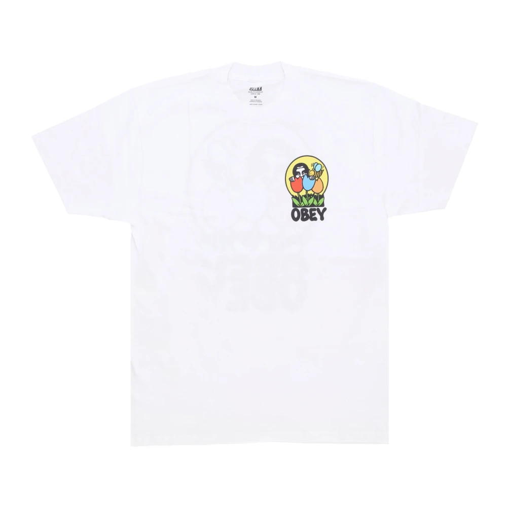 Obey Klassieke Tee Wit Heren T-shirt White Heren