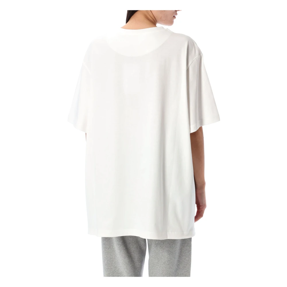 The Attico Stijlvolle Tee met Uniek Ontwerp White Dames