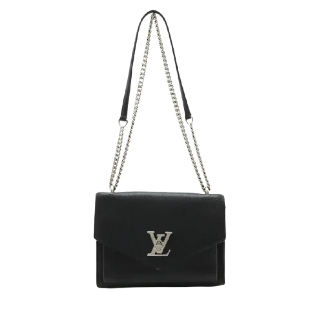 Louis Vuitton Vintage Pre-owned Leather crossbody-bags Black Dames