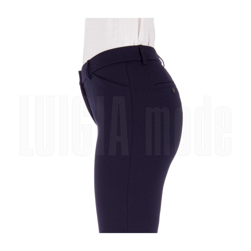 Via Masini 80 Italiaanse Stijl Broek Blue Dames