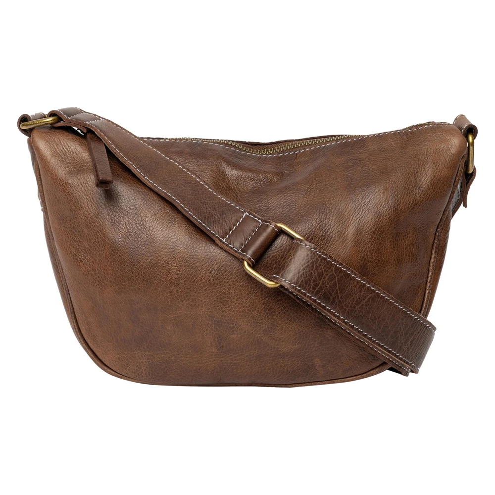 Re:designed Stijlvolle Crossbody Tas Brown Dames