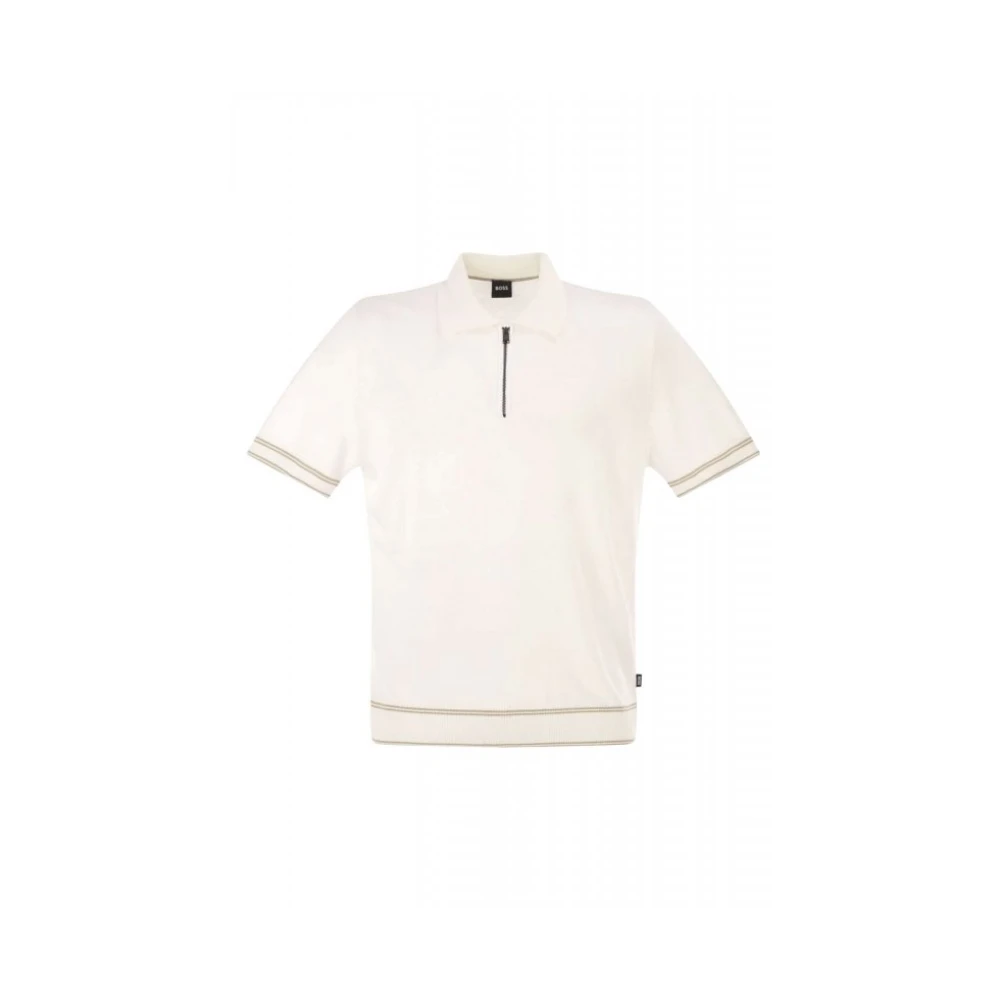 Hugo Men's White Boss - Tops > Polo Shirts - Polo Shirts - Xl - Tops