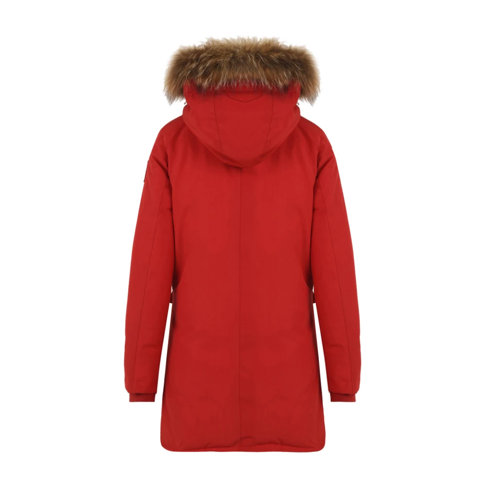 BomBoogie Rode Winterjas voor Vrouwen Red Dames