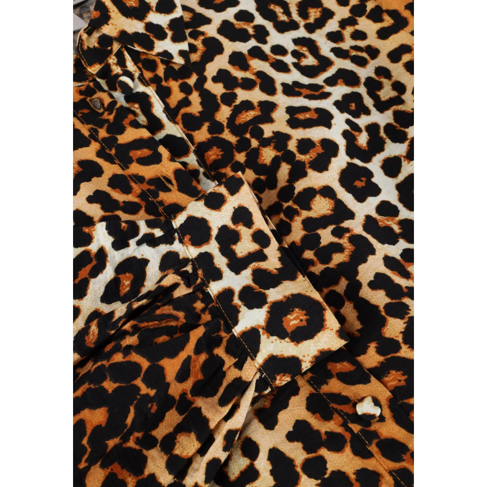 Y.A.S Luipaardprint Overhemdjurk voor vrouwen Brown Dames