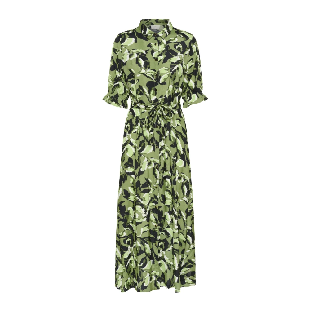 Kaffe Damen Grün Hemdkleid Velana - Bild 2