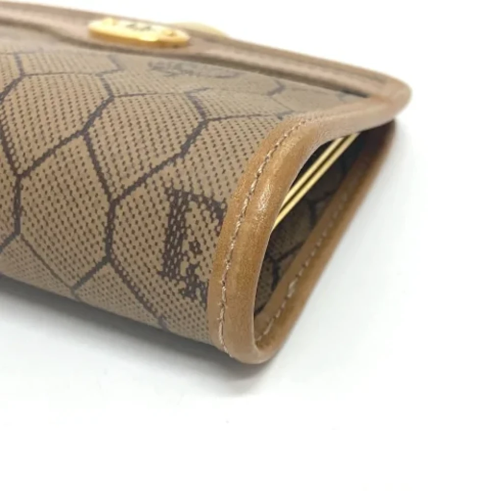 Dior Vintage Pre-owned Leather wallets Brown Dames
