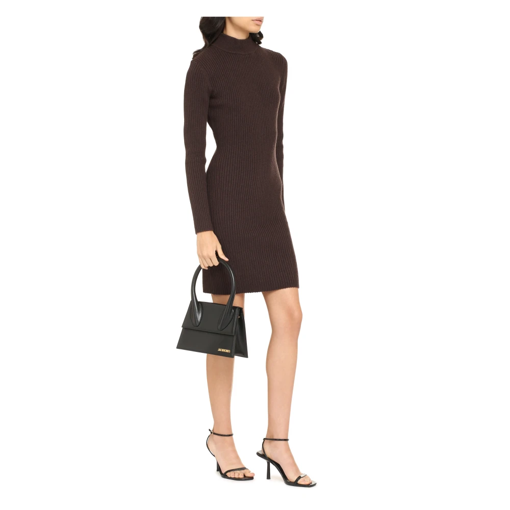 Michael Kors Geribde wollen jurk Brown Dames