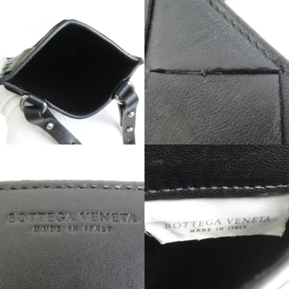 Bottega Veneta Vintage Pre-owned Leather pouches Black Heren