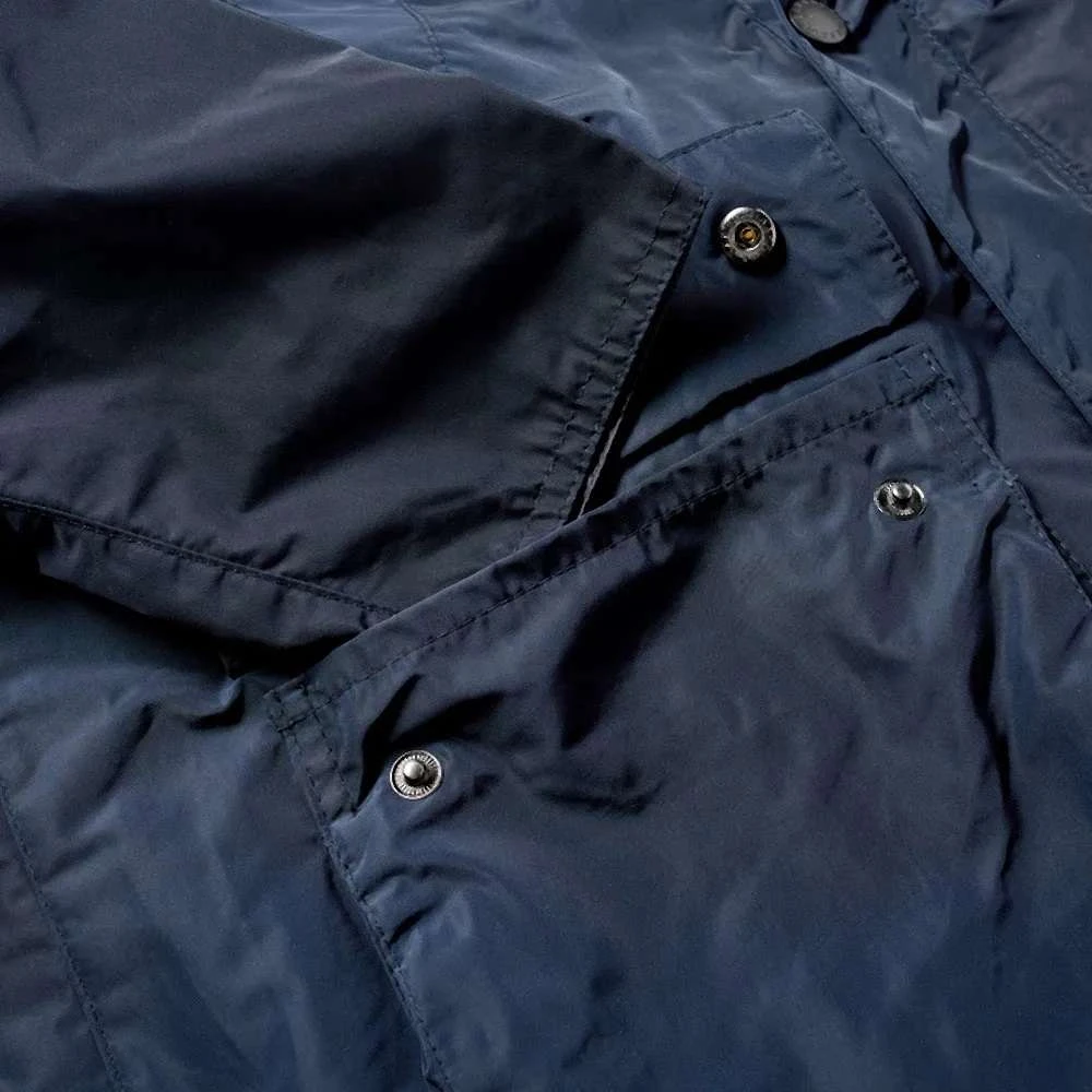 Barbour Lichtgewicht Hooded Bedale Japan Collection Jas Blue Heren