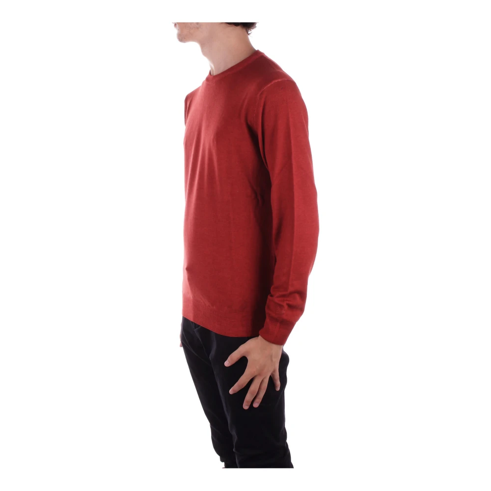 Woolrich Bruin Logo Front Sweater Brown Heren