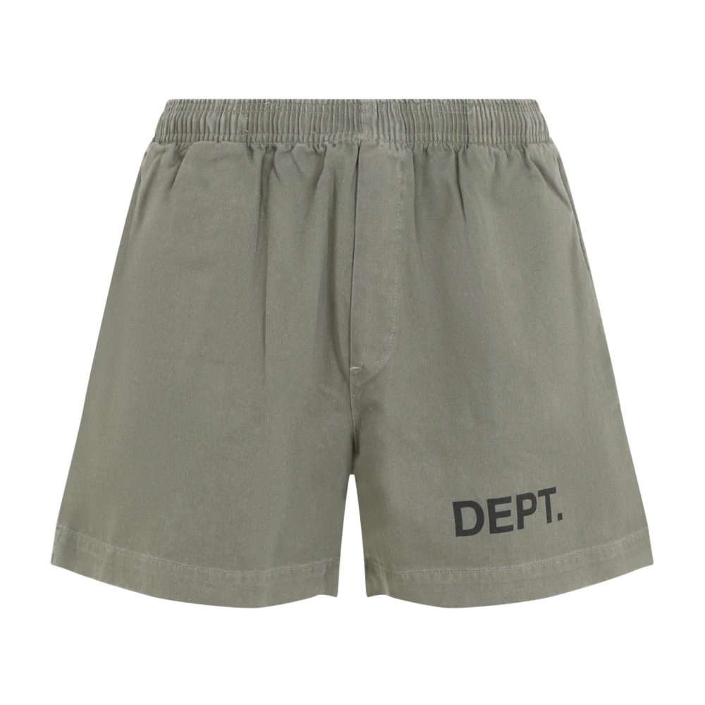 Gallery Dept. Groene Katoenen Zomer Shorts Green Heren