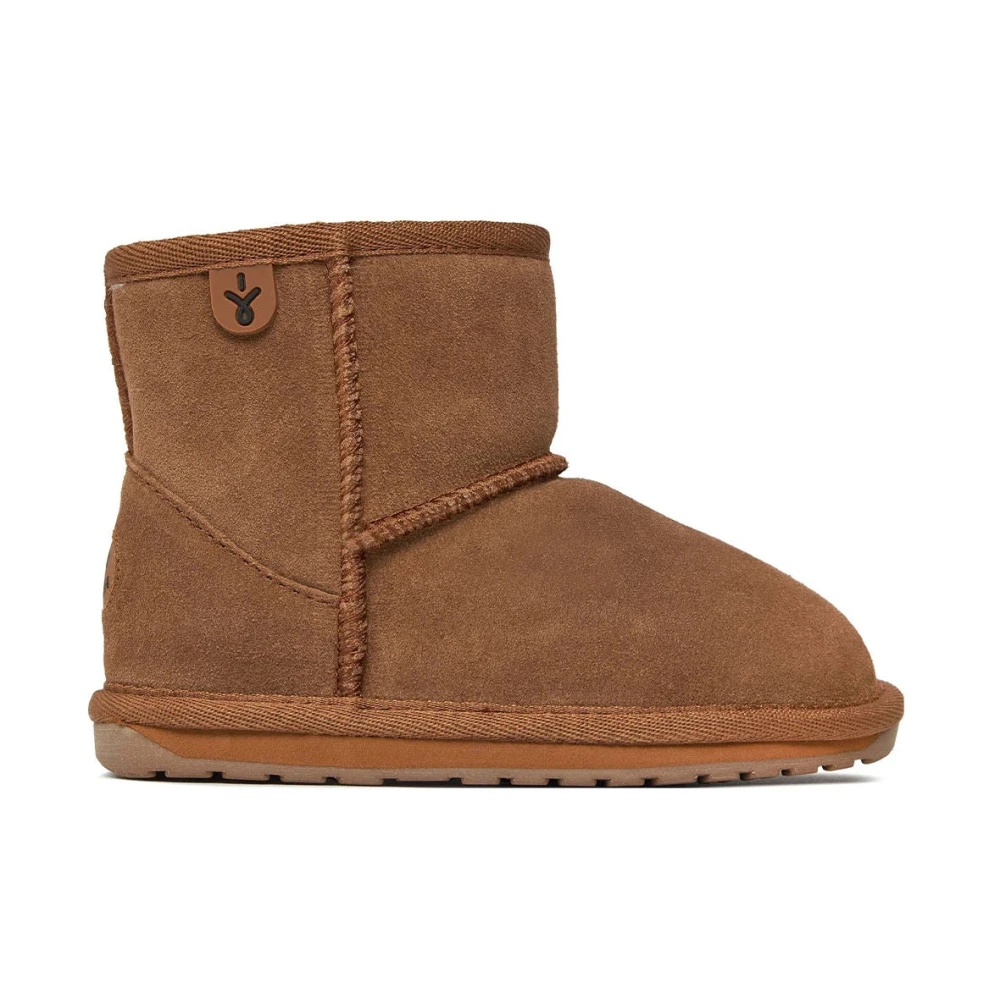 Emu Beige Wallaby Mini Ankle Boots - Female - Kids Boots - 32 Eu - Kids