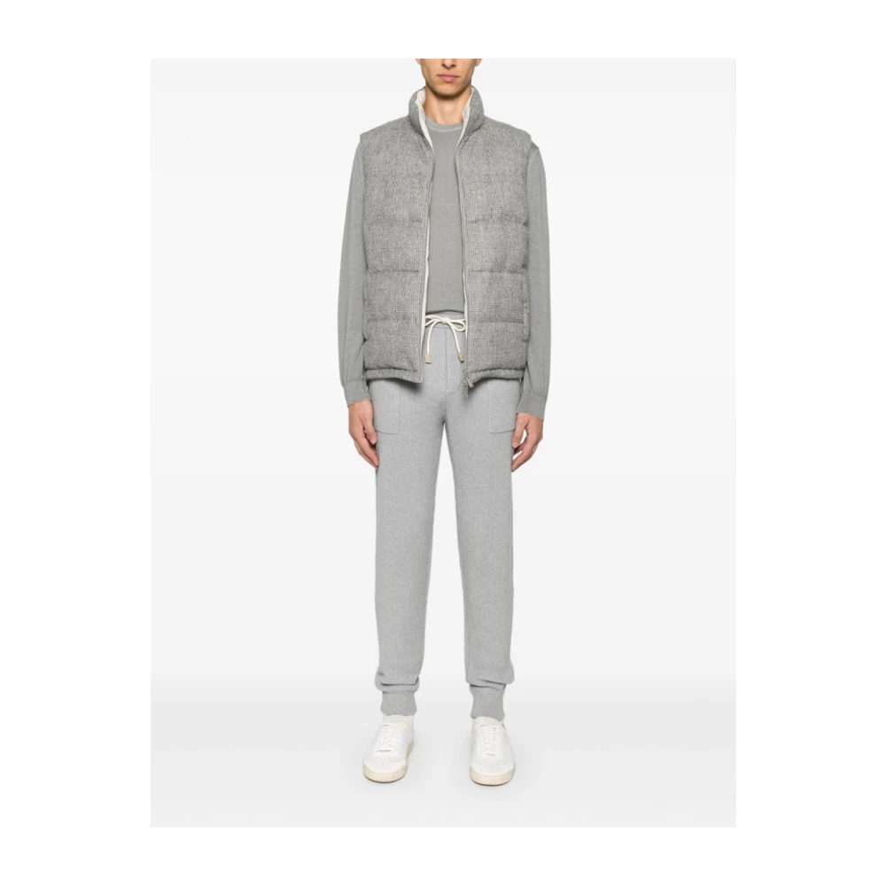Woolrich Vintage Parel Grijs Crewneck Sweater Gray Heren