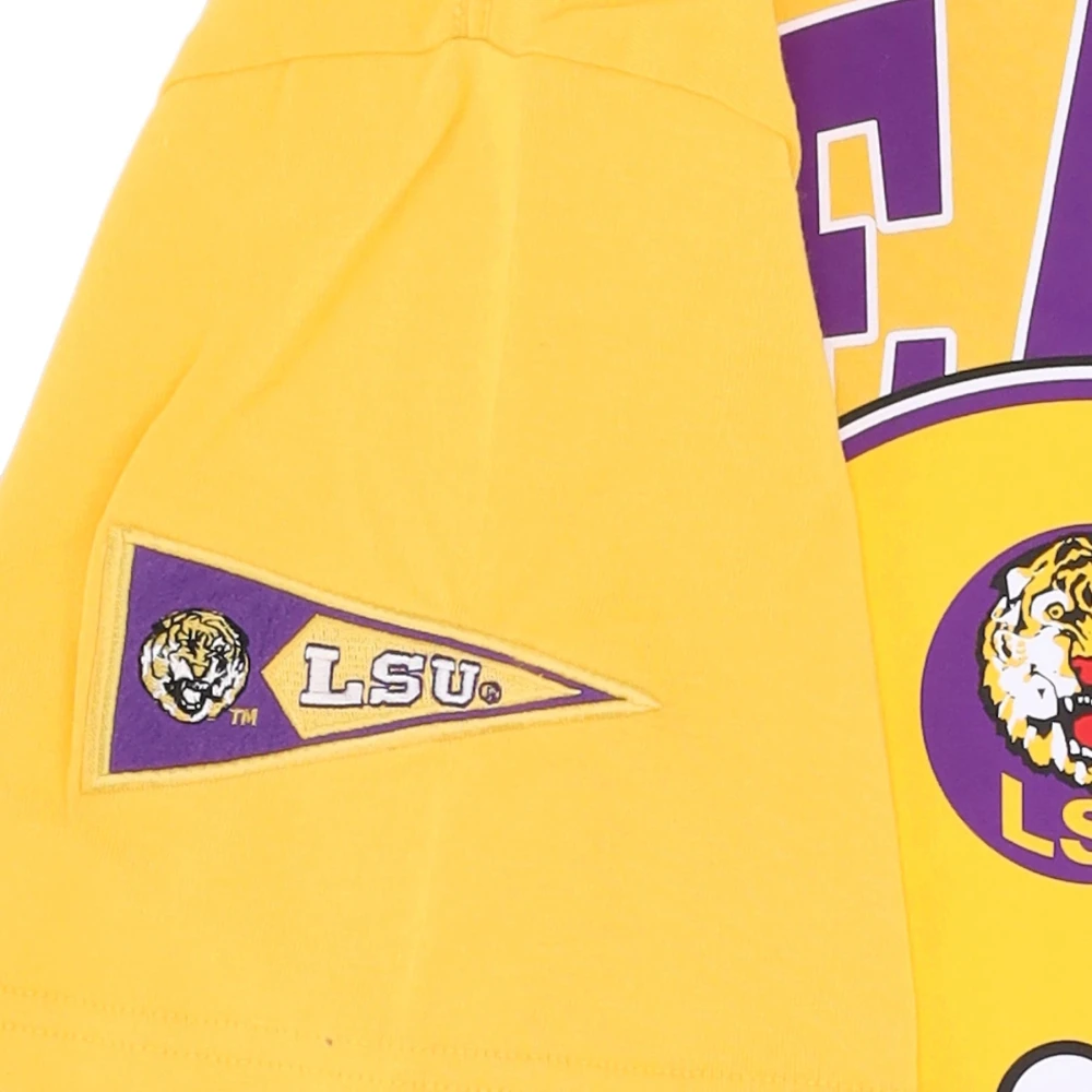 Mitchell & Ness LSU Tigers Basketball Team T-Shirt Yellow Heren