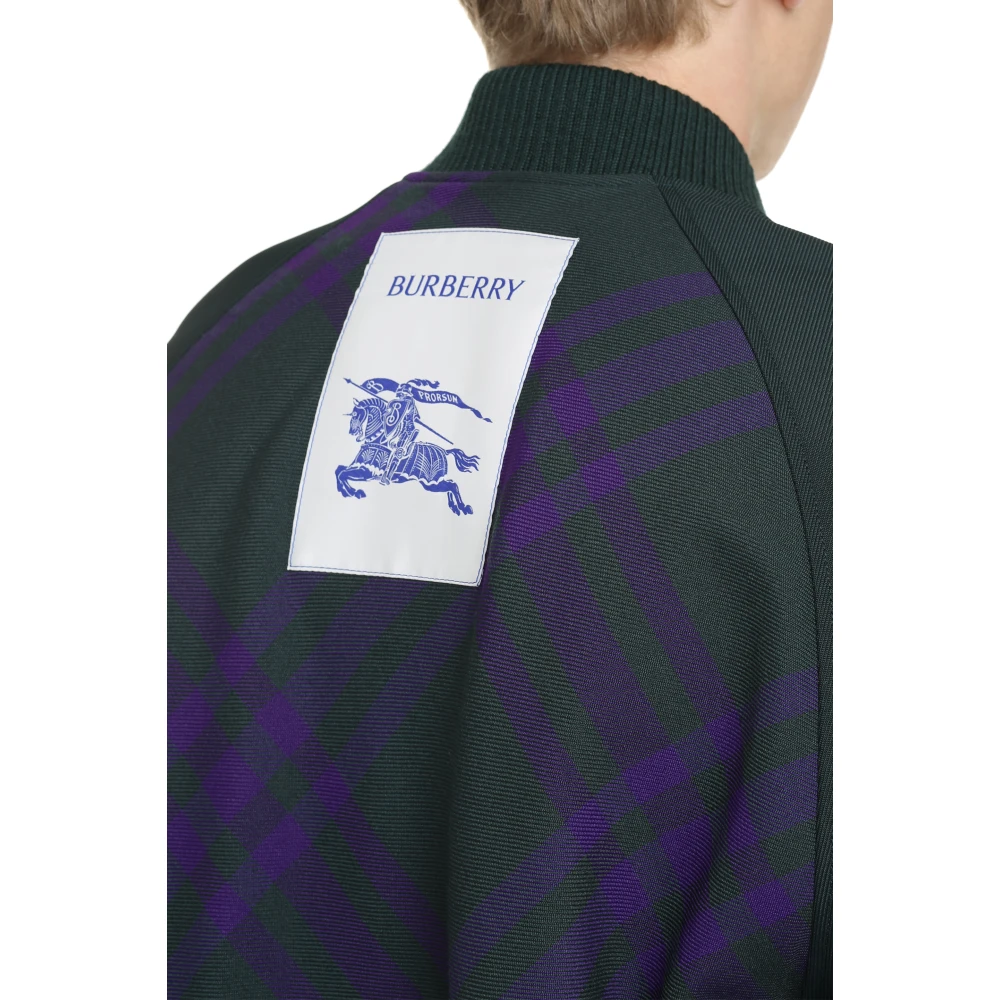 Burberry Omkeerbare wollen bomberjack Multicolor Heren