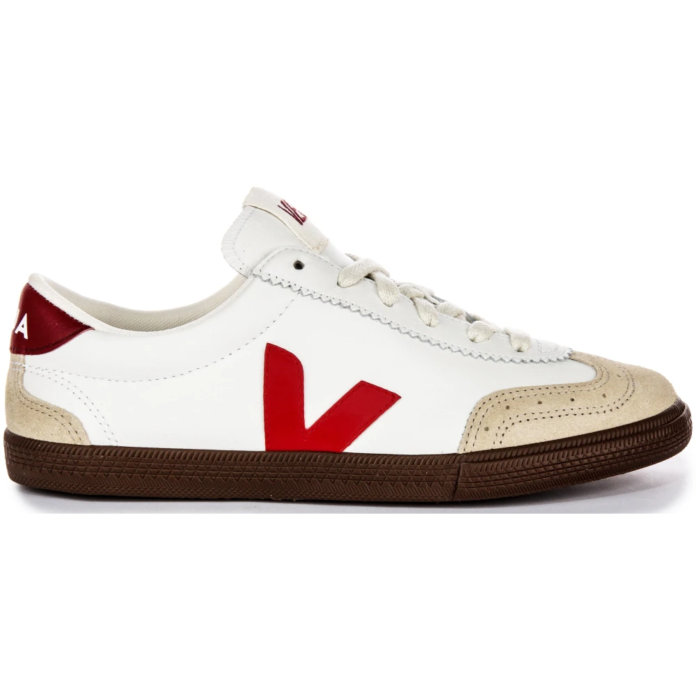 Veja Men's White Sneakers, 10 Uk, Volley O.t. Leather Trainers
