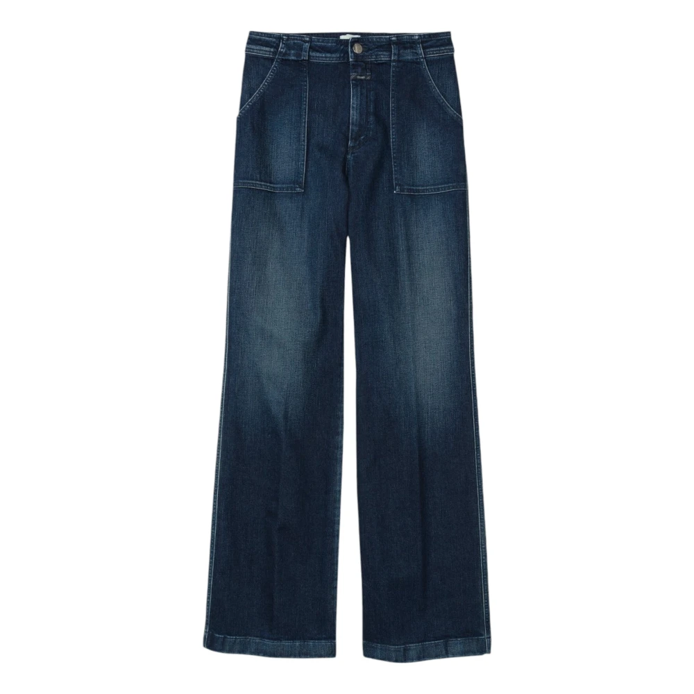 Closed Flared Jeans Aria Blå Blue Dames