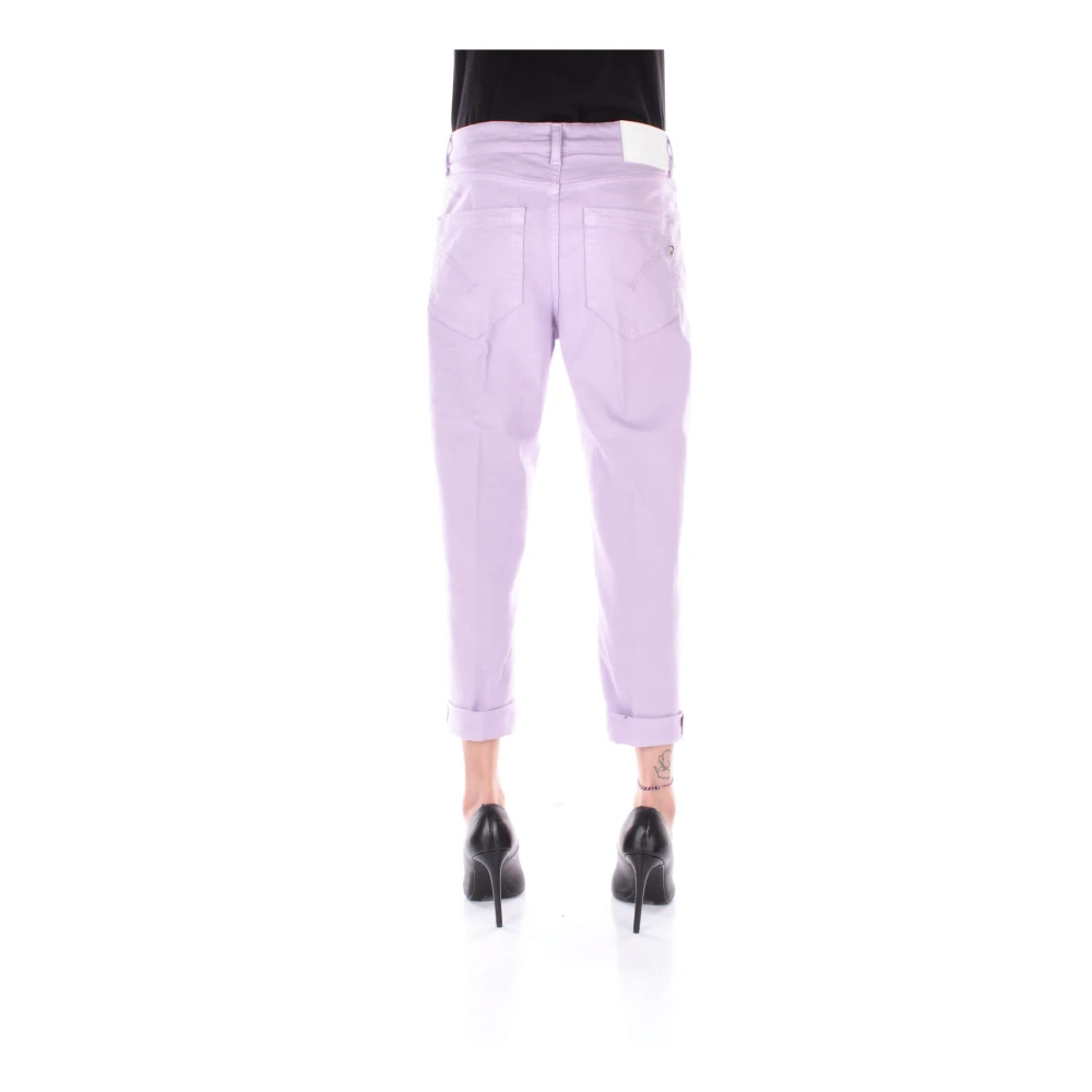 Dondup Slim-fit Trousers Purple Dames