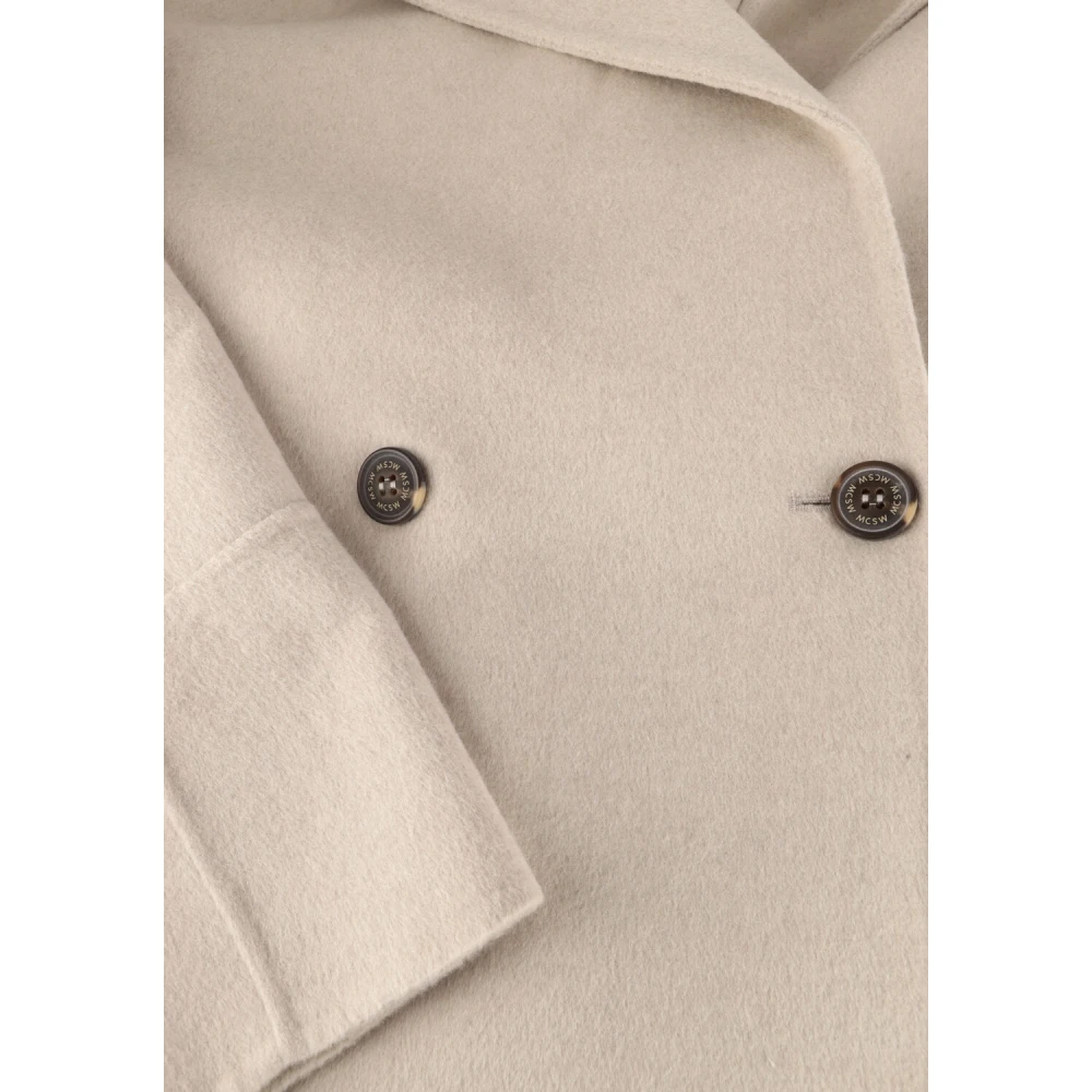Moscow Beige Funcoat voor Stijlvolle Herfst Beige Dames
