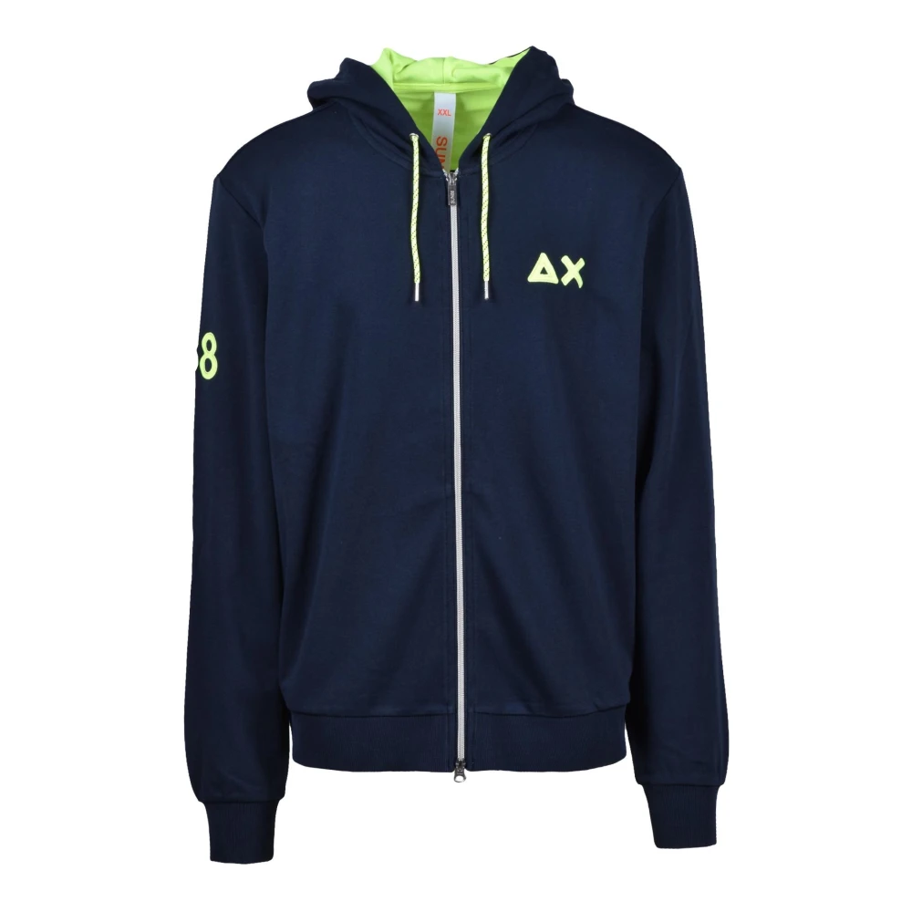 Sun68 Sweatshirt Blue Heren