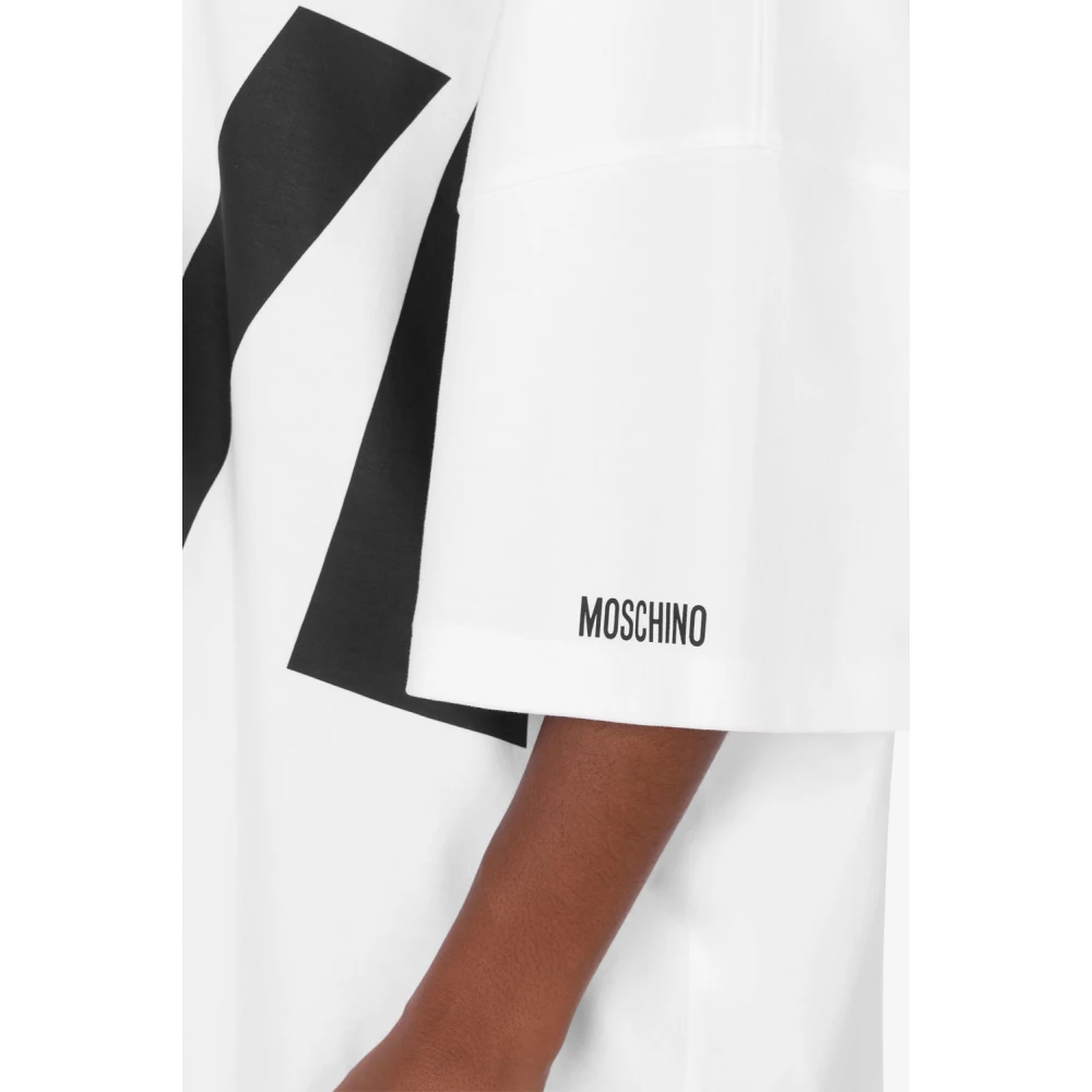 Moschino Elegante Jurken Collectie White Dames