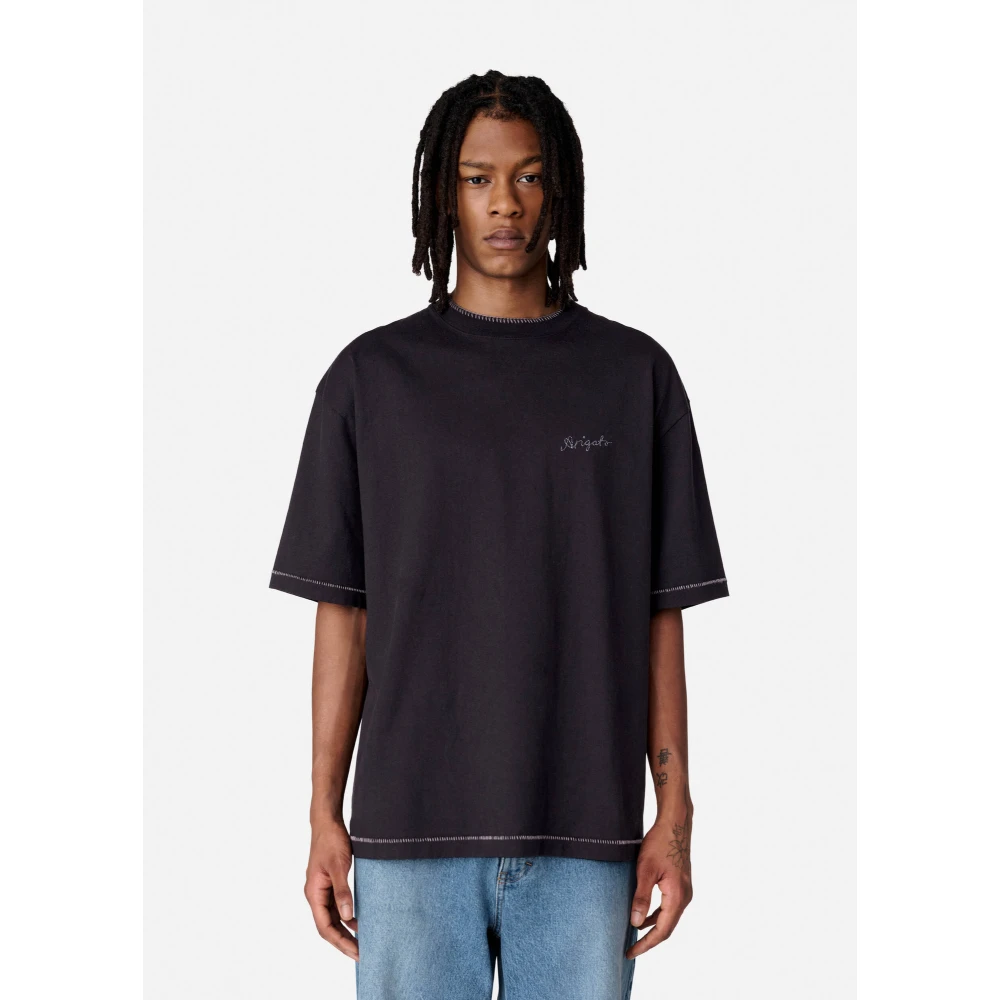 Axel Arigato Stitch T-shirt Blue Heren